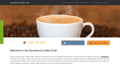 Desktop Screenshot of ganodermacoffeeclub.com